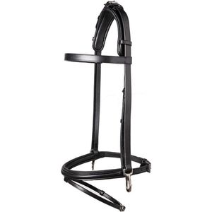 Trust Trainingshoofdstel Hamburg - maat Full - black/silver