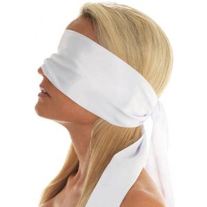 Finnacle - Blinddoek/Bondage Doek/Lint - Wit - 150/10CM - Polyester - Universeel - BDSM/Erotisch - Cadeau/Erotiek