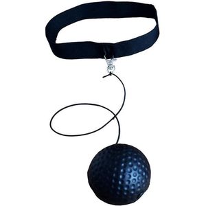 Finnacle - ""Train je reflexen met de BoxingReflexBall | Boksbal | 1 stuk | Zwart