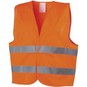 Finnacle - Kinder Veiligheidsvest - Fluorescerend Oranje | One size fits all | Bescherm uw Kinderen | Fluor | Veiligheid | Pech | Klussen | Werkkleding