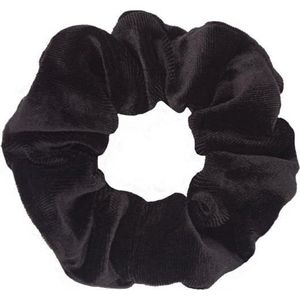 Finnacle - Zwarte Fluwelen Scrunchie: Haarelastiek voor Haarstyling & Haaraccessoires