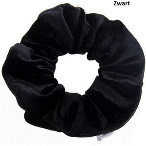 Finnacle - Scrunchie met Verstoppen - Geheimvak - Froezel - Zwart - Haarelastiek - Haar Accessoire - Festival Accessoire