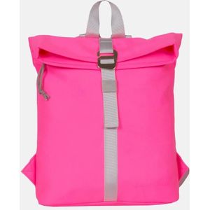 New Rebels Mart Waterdichte Rolltop Rugzak, 7 liter, met kliksluiting en 13 inch laptopvak, gevoerde rugleuning, modieuze laptoptas voor, Neon Roze., Draagtas