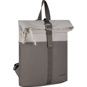 New Rebels Backham Los Angeles Taupe Beige Mini 7L Rolltop Rugzak Waterafstotend