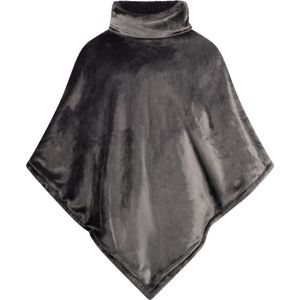 Livello - Fleece Poncho - Donkergrijs - Neva