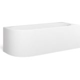 Looox Bath collection hoekbad - 170x70x55cm - rechts - mat wit