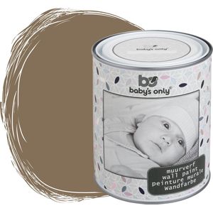 Baby's Only Muurverf mat voor binnen - Babykamer & kinderkamer - Clay - 1 liter - Op waterbasis - 8-10m² schilderen - Makkelijk afneembaar