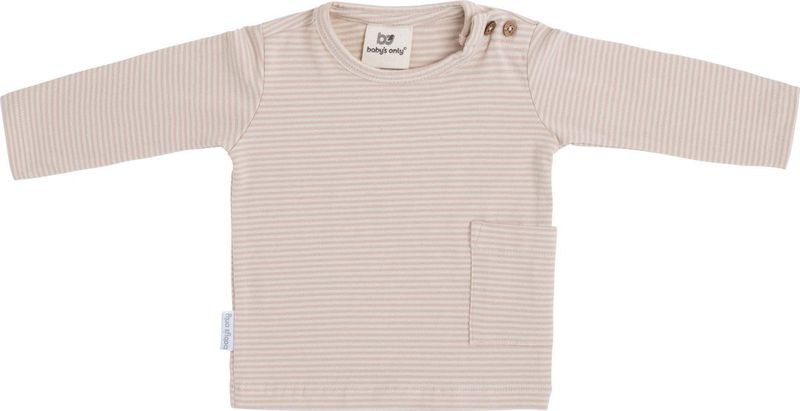Baby's Only Truitje Stripe - Baby truitje - Oud Roze - 100 ecologisch katoen - GOTS