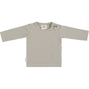 Baby's Only longsleeve Stripe lichtgroen/ecru