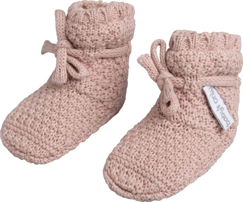 Baby's Only Gebreide Slofjes Willow Oud Roze