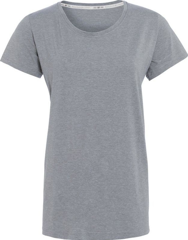 Knit Factory - Lily - T-shirt - Zwart - Viscose