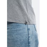 Knit Factory - Lily Shirt - Licht Grijs - Dames Shirt - Lange Mouwen