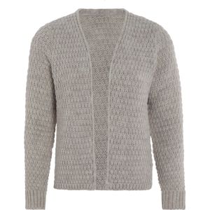 Knit Factory - Becky - Gebreid Vest - Grijs - Kort Vest op Heuphoogte