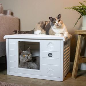 Kattenhuis buiten - De Huisdiersuper