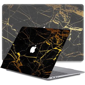 Lunso Geschikt voor MacBook Air 13 inch (2010-2017) cover hoes - case - Marble Nova