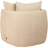 Teddy bouclé fauteuil Ruby beige