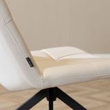 Bronx71® Scandinavische Fauteuil Eevi Gerecyclede Stof Off White