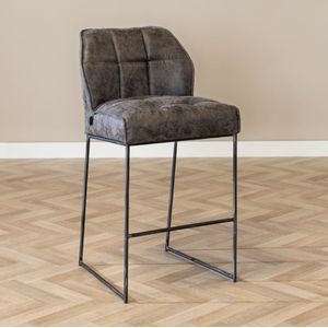 Industriële barkruk Abel antraciet 82 cm
