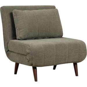 Slaapfauteuil Hanna gerecyclede stof groen