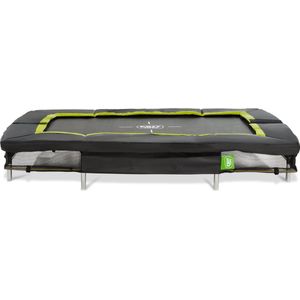 EXIT Silhouette inground sports trampoline zwart