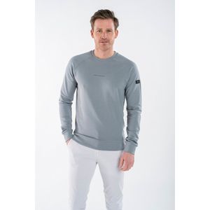 P& Heren sweater-MICK-Blue Grey