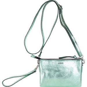 Legend Dames Tas - Clutch - Leer - Metallic Groen - Como