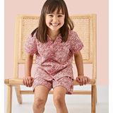 Little Label - Shortama - Pyjama - Korte Mouwen - All-over Stippenprint