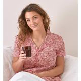 Little Label - Shortama - Pyjama - Korte Mouwen - All-over Stippenprint