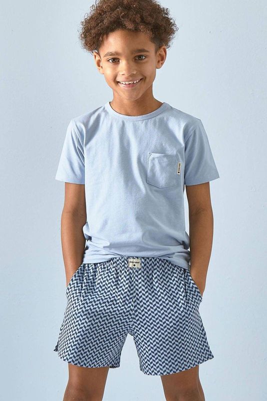 Little Label - Shortama - Pyjama - Korte Mouwen - Ronde Hals