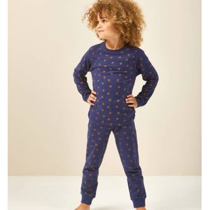 Little Label - Jongenspyjama - All-over Print - Stretchkatoen