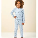 Little Label - Pyjama - Donkerblauw - Biologisch Katoen - Triangle Print