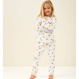 Little Label - Pyjama - Wit - Harten - Zachte BIO Katoen