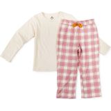 Little Label - Pyjama-set - Roze Ruit - Bio Katoen