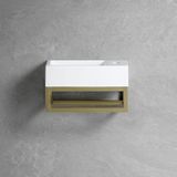 Best Design - R-Line Nancy - Fonteinset - Mat Goud - Inclusief Frame