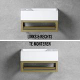 Best Design - R-Line Nancy - Fonteinset - Mat Goud - Inclusief Frame