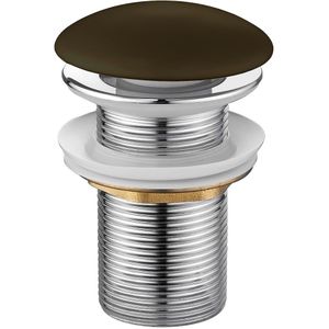 Afvoerplug Best Design Discover Keramisch 5/4" x 80 mm Mat Donkerbruin