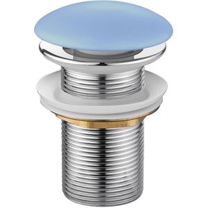 Afvoerplug Best Design Discover Keramisch 5/4" x 80 mm Mat Lichtblauw