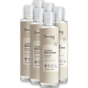 Derma Eco Micellair Reinigingswater - 6 x 200 ML - Allergeenvrij - Parabeenvrij - Veganistisch