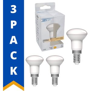 LED Lamp E14 - Reflector R39 - 1.6W vervangt 25W - Warm wit licht - 3 Reflectorlampen