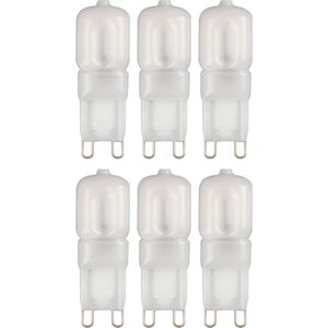 Prolong LED Capsulelampen G9 Mat - Warm wit - 220-240V - 2.5W (25W) - 6 Mini Steeklampen