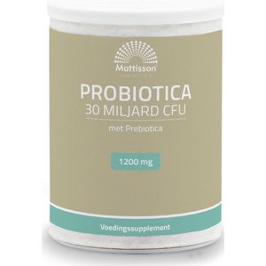 Mattisson HealthStyle Probiotica 30 Miljard CFU 1200mg Poeder