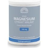 Mattisson - Magnesium Citraat Malaat Poeder 195 mg - 13% Elementair magnesium - 125 Gram