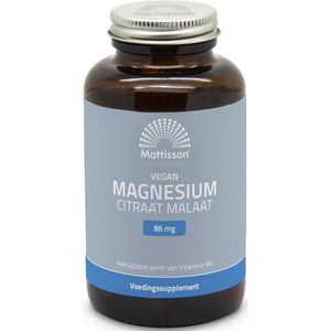 Mattisson - Magnesium Citraat Malaat Capsules 86 mg - 120 Capsules