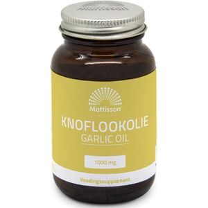 Mattisson - Knoflook Olie 1000mg - Supplement - 60 Capsules