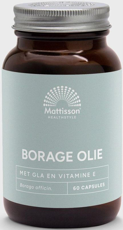 Mattisson - Borage Olie met vitamine E & GLA - 1000mg - 60 capsules