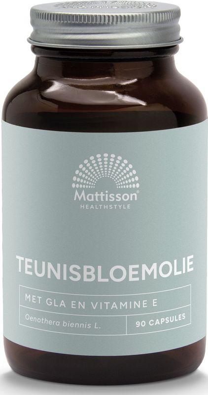 Mattisson Teunisbloemolie met vitamine E 1000mg 90 Capsules