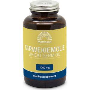 Mattisson - Tarwekiemolie 1000mg - Kiem Tarwekorrel - Voedingssupplement - 90 Capsules