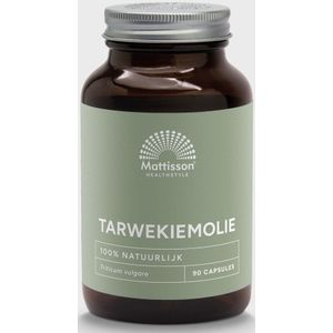 Mattisson - Tarwekiemolie 1000mg - Kiem Tarwekorrel - Voedingssupplement - 90 Capsules