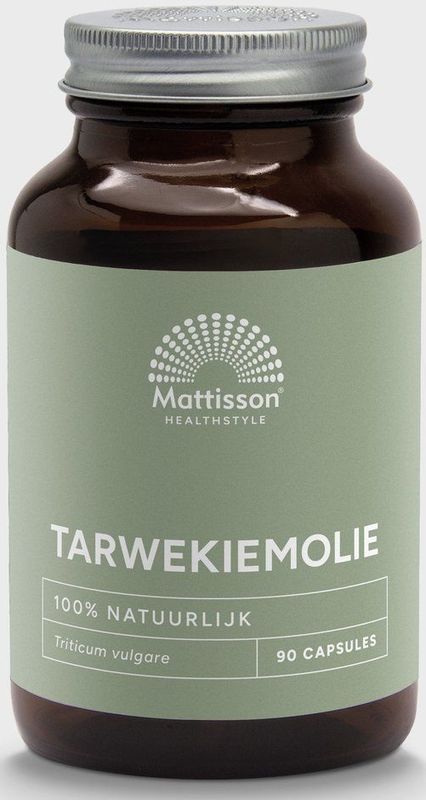 Mattisson - Tarwekiemolie 1000mg - Kiem Tarwekorrel - Voedingssupplement - 90 Capsules