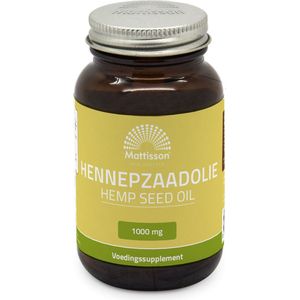 Mattisson Hennepzaadolie 1000 mg 60 capsules